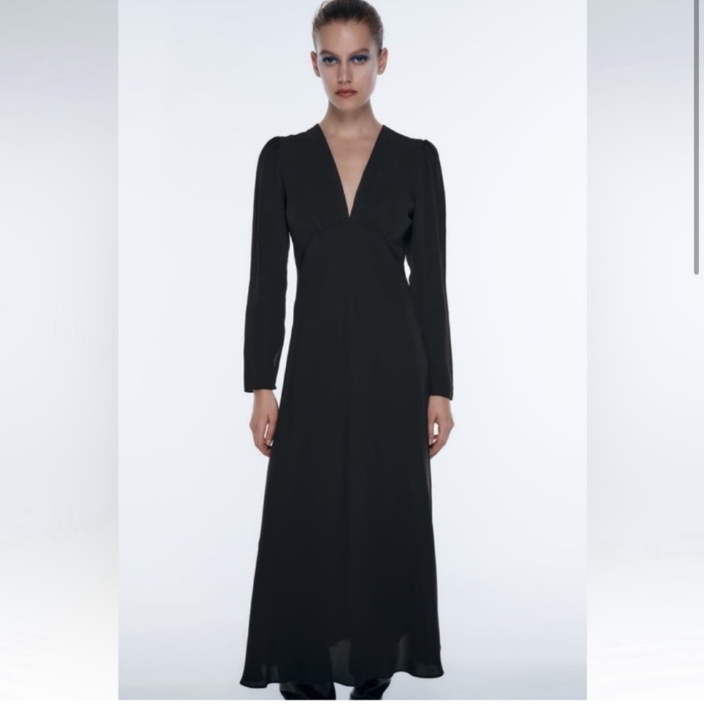 🎁Zara Midi Elegante Dress - New🎁 - Picture 9 of 14